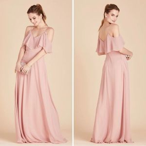 NEW NWT Birdy Grey Bridesmaid Dress Long Convertible Jane Pale Blush Medium